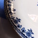 Assortment of 6 old blue flat plates