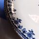 Assortment of 6 old blue flat plates