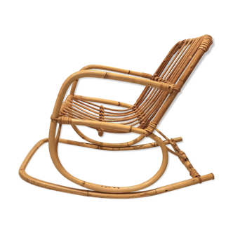 Rocking chair rattan rocking chair for children 1960