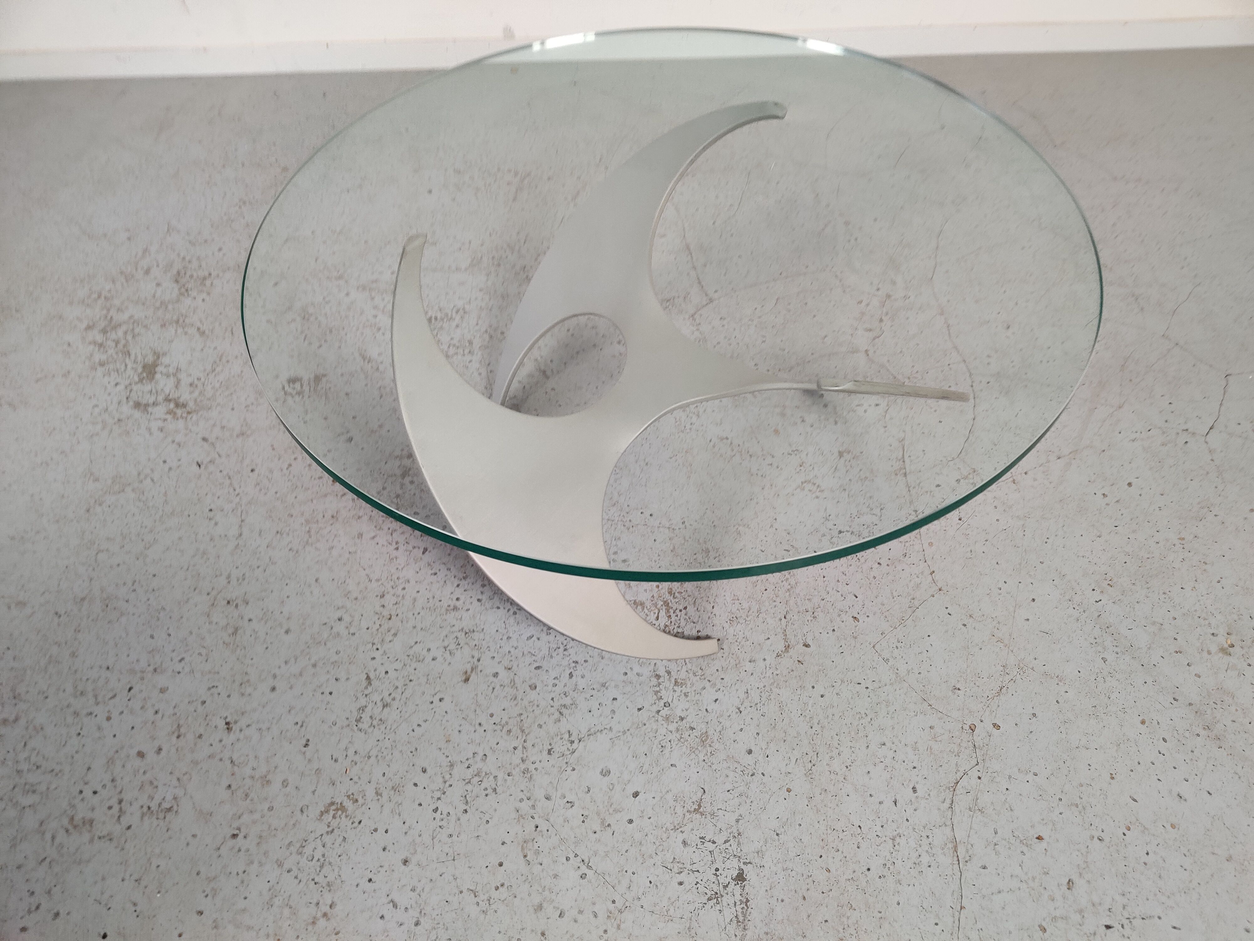 Coffee table "Propeller" by Knut Hesteberg for Ronald Schmitt, 70s