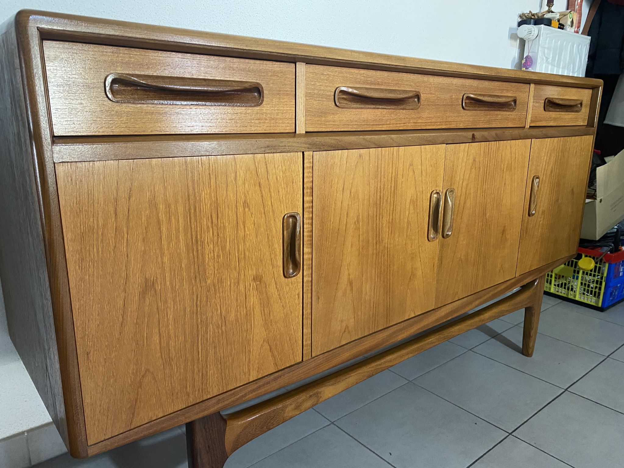 Scandinavian teak row G-Plan By Victor Wilkins 1960