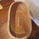 Vintage wicker cradle