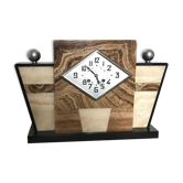 Marble art deco laying clock