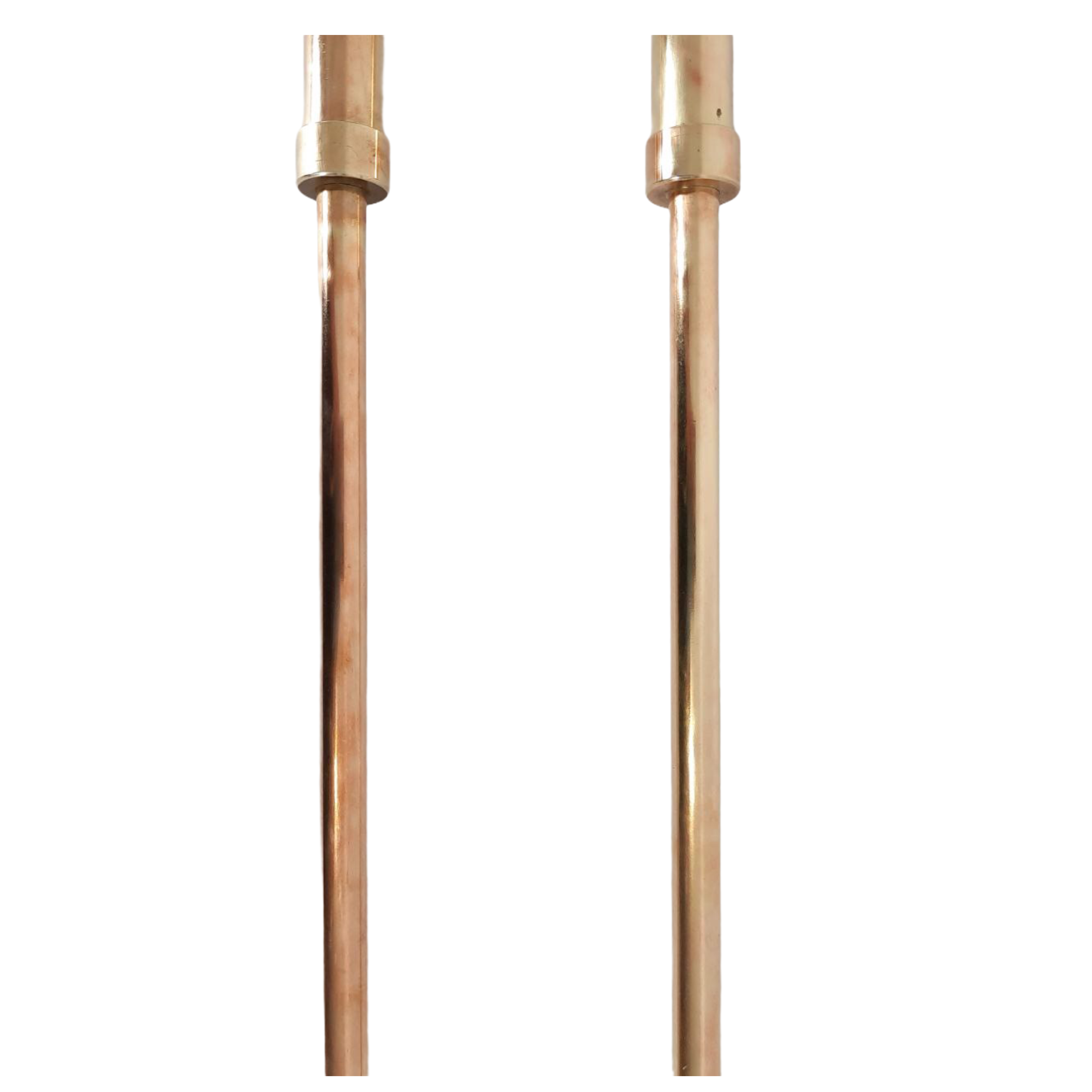 Tool set, brass fireplace accessories, vintage
