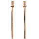 Tool set, brass fireplace accessories, vintage