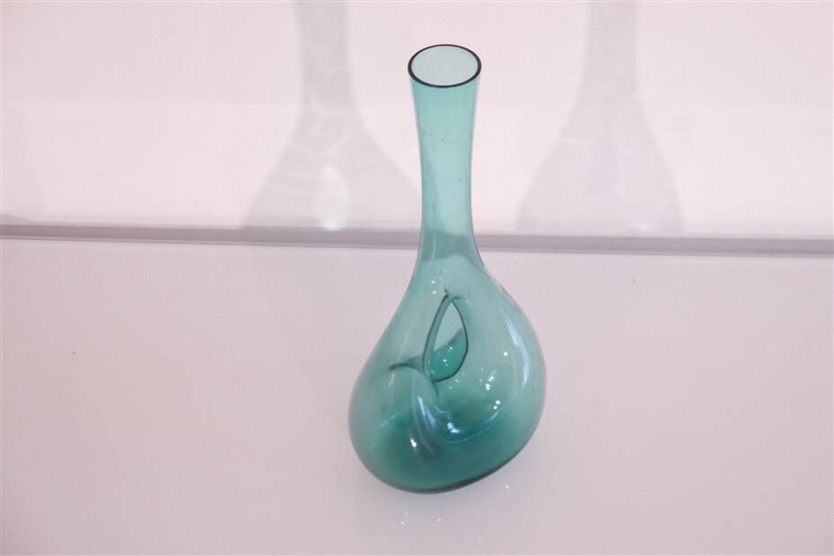 Swedish blown glass vase 1970