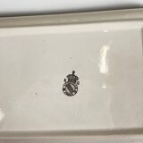 Butter dish KG Luneville model Réverbère 1950, earthenware