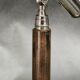 1930s Bauhaus Chrome Table Lamp with Beech Handle, Czechoslovakia