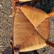 6 old straw chairs