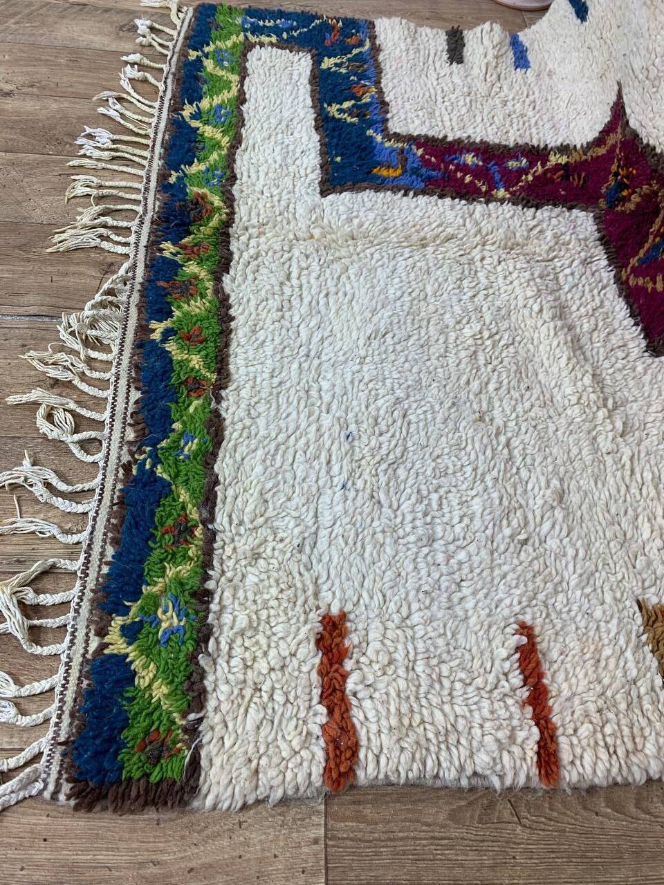 Handmade Moroccan Berber rug 258 X 150 CM