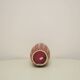 vintage red Prisma West Germany vase Scheurich
