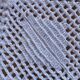 Handmade crochet antique bedspread
