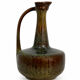 Vase soliflore en grès émaillé vintage, années 70