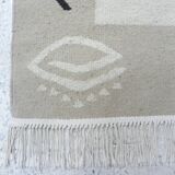 Bohème Berber Rug, Hand-Knotted Ethnic Rug, Living Room Bedroom Rug