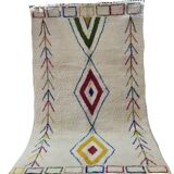 Mrirt handmade wool Berber rug 250 X 150 CM