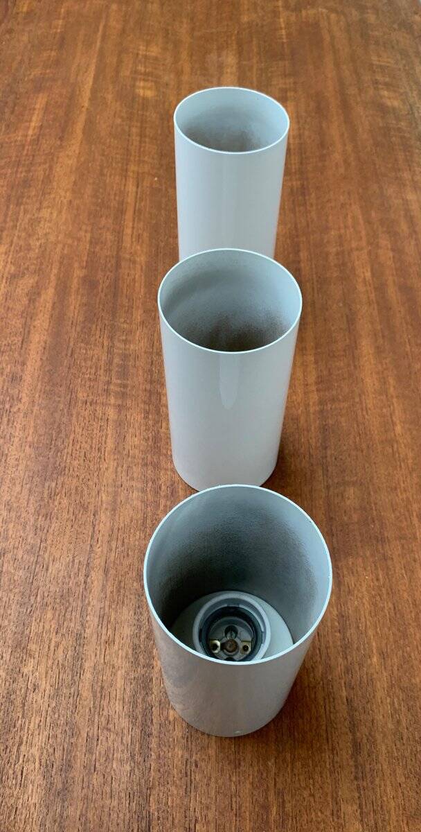 Mid-Century Minimalist Pipe Ceiling Light, Set of 3