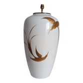 Antique vase converted into a lamp, Heinrich manufacture, from the 1950s.
