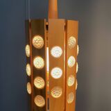 Set of 2 wood hang lamps 1970s