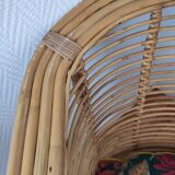 Pair of rattan armchairs