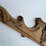 Carved wooden pediment