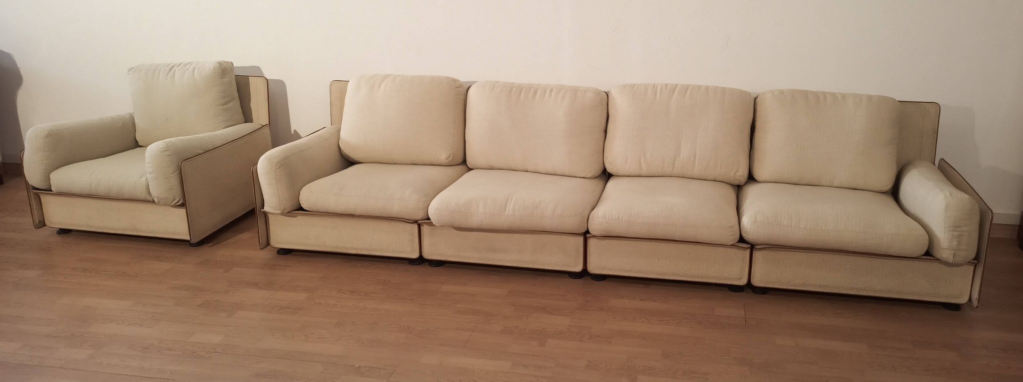 Canapé modulable de Riccardo Arbizzoni pour Zanotta 1978. Modèle Redifiori lot de 5