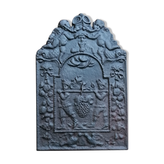 Fireplace plate