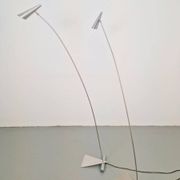 Postmodern Arch Metal Reading Floor Lamps from Hala Zeist, 1980s, Set of 2