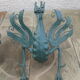 Pair of vintage dragon chenets