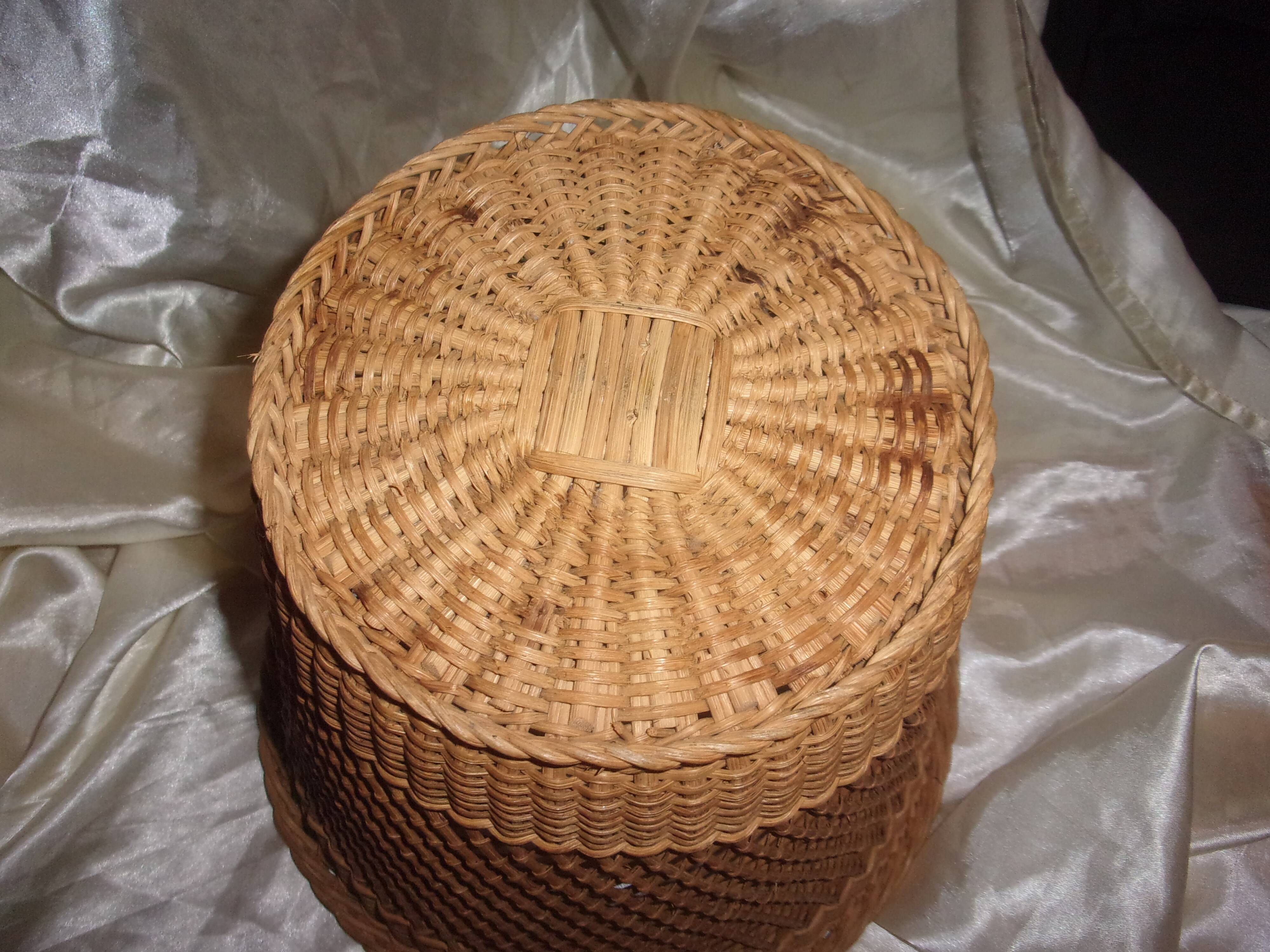 Wicker plant pot