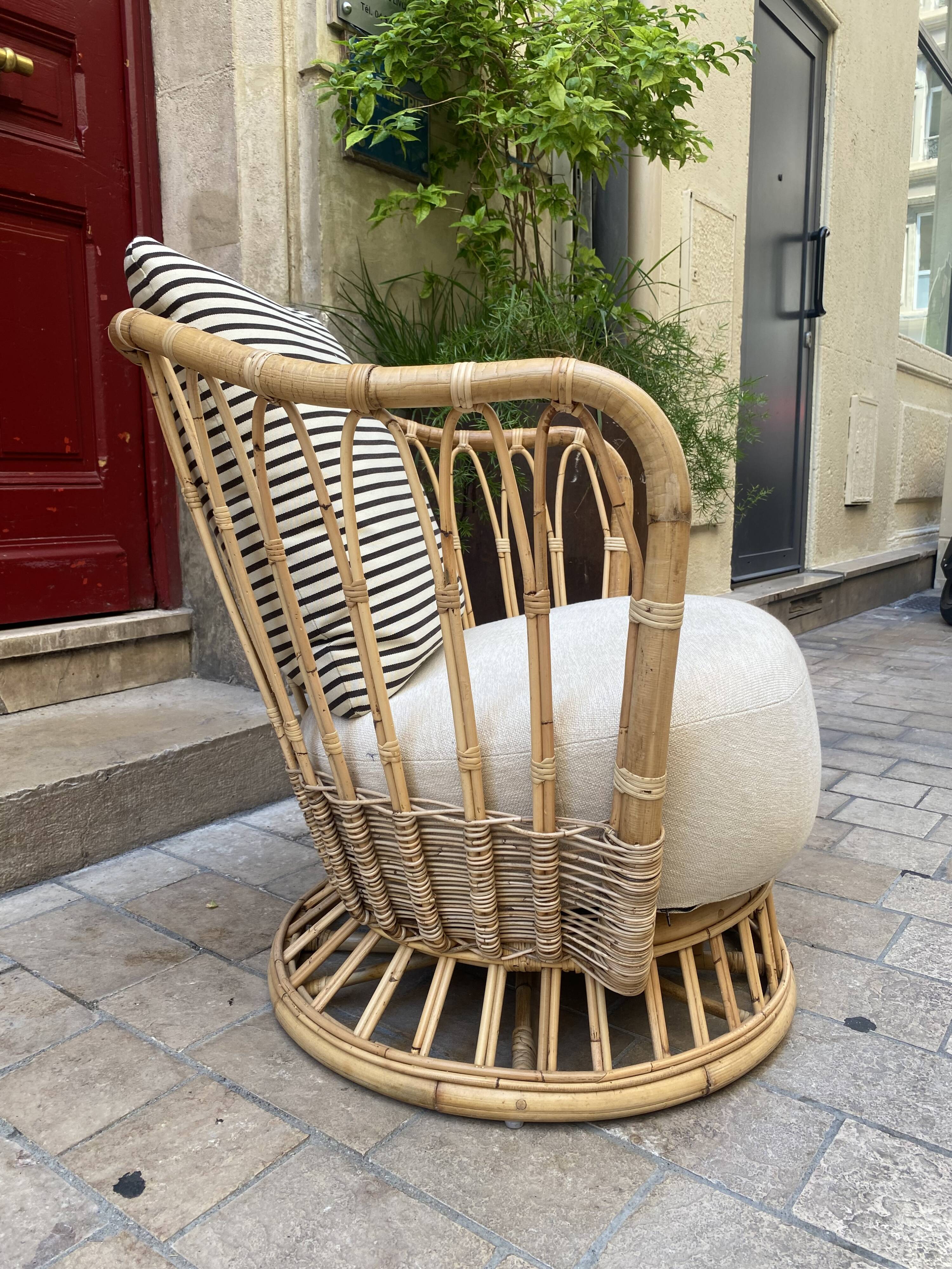 Grace Rattan Armchair - Gubi