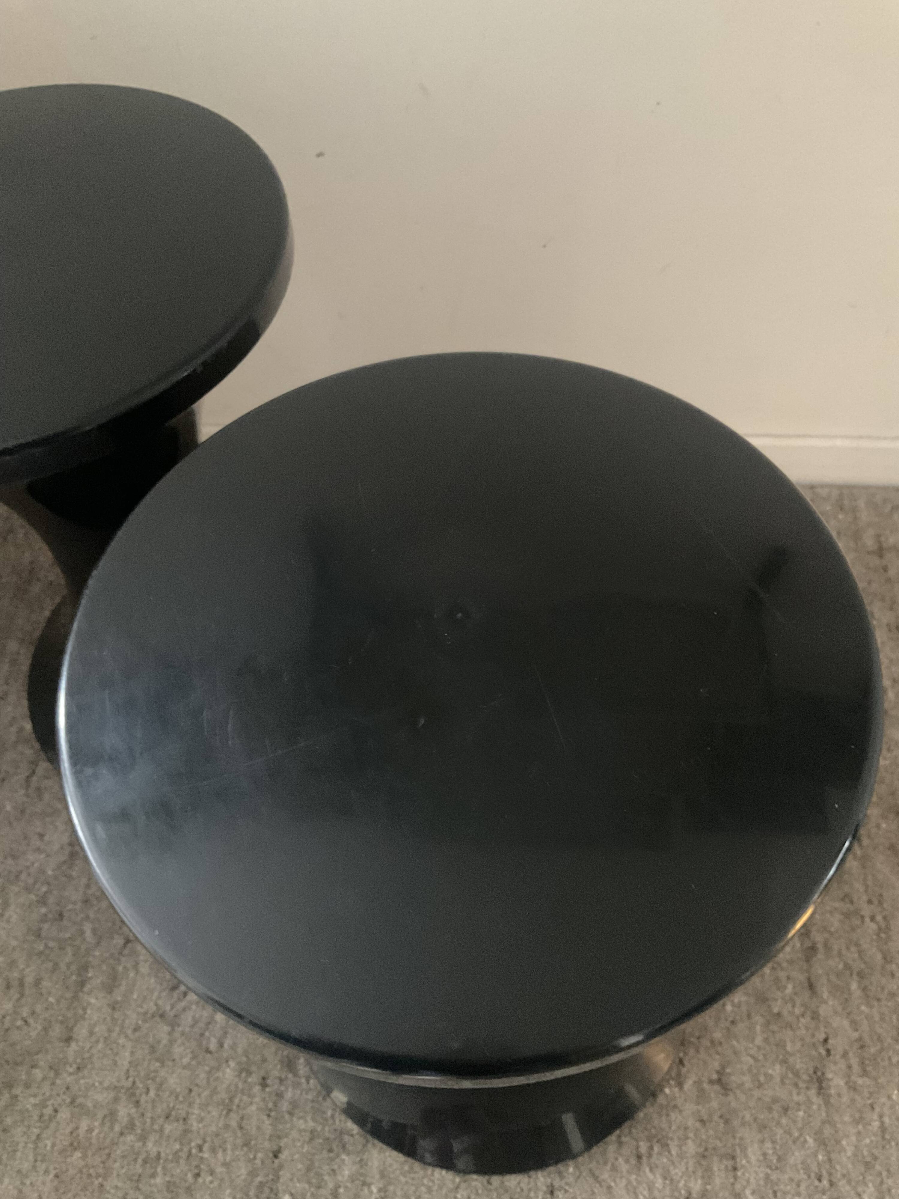 Pair of Tam Tam stools from the 1970s.