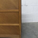 Scandinavian chest of drawers 1960 light oak clean and solid