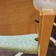 Set de 4 chaises en bois et tissu, années 70