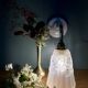 Vintage Art Deco curved tulip wall light - Degué
