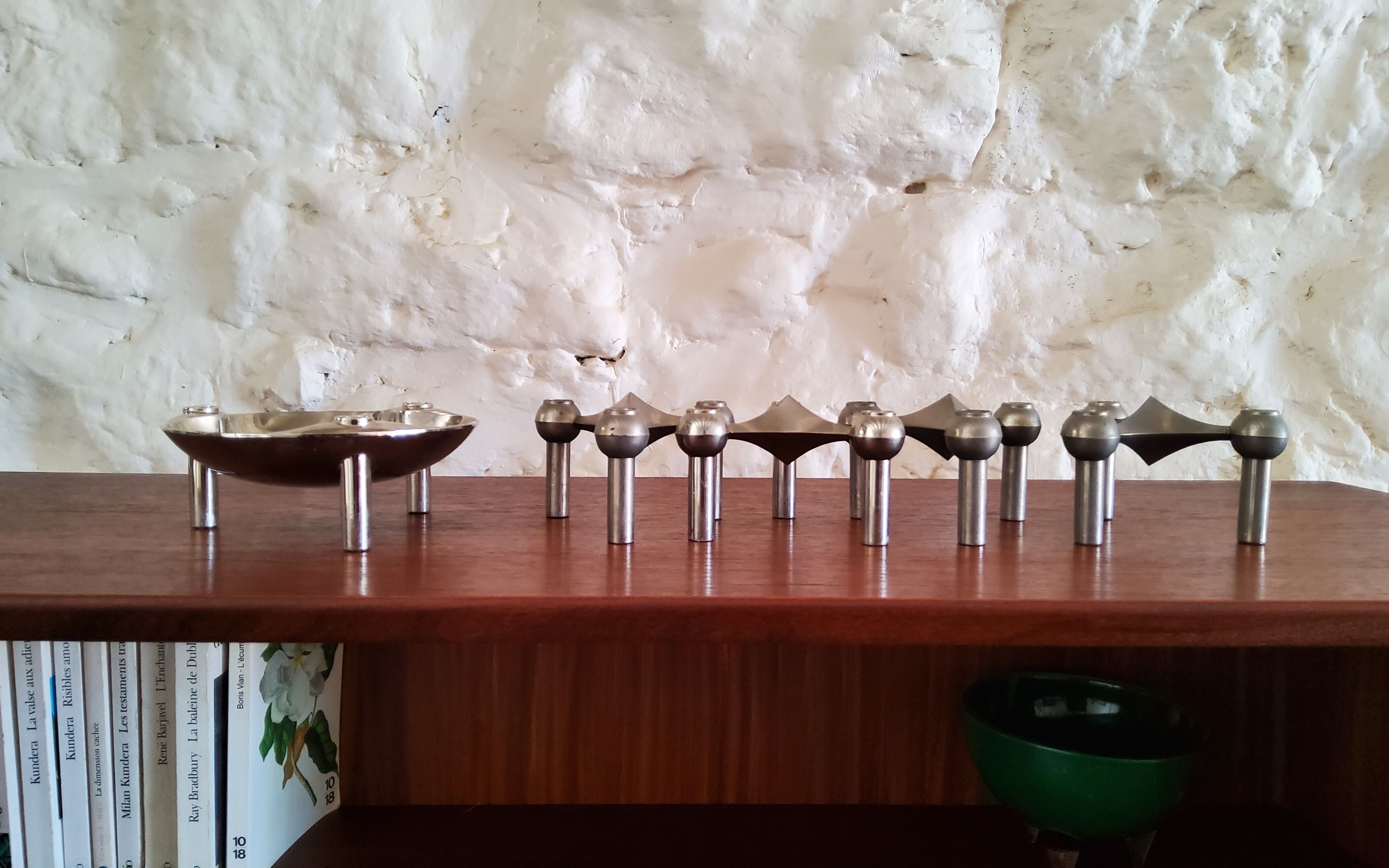 Nagel 1970 modular candle holders and cups