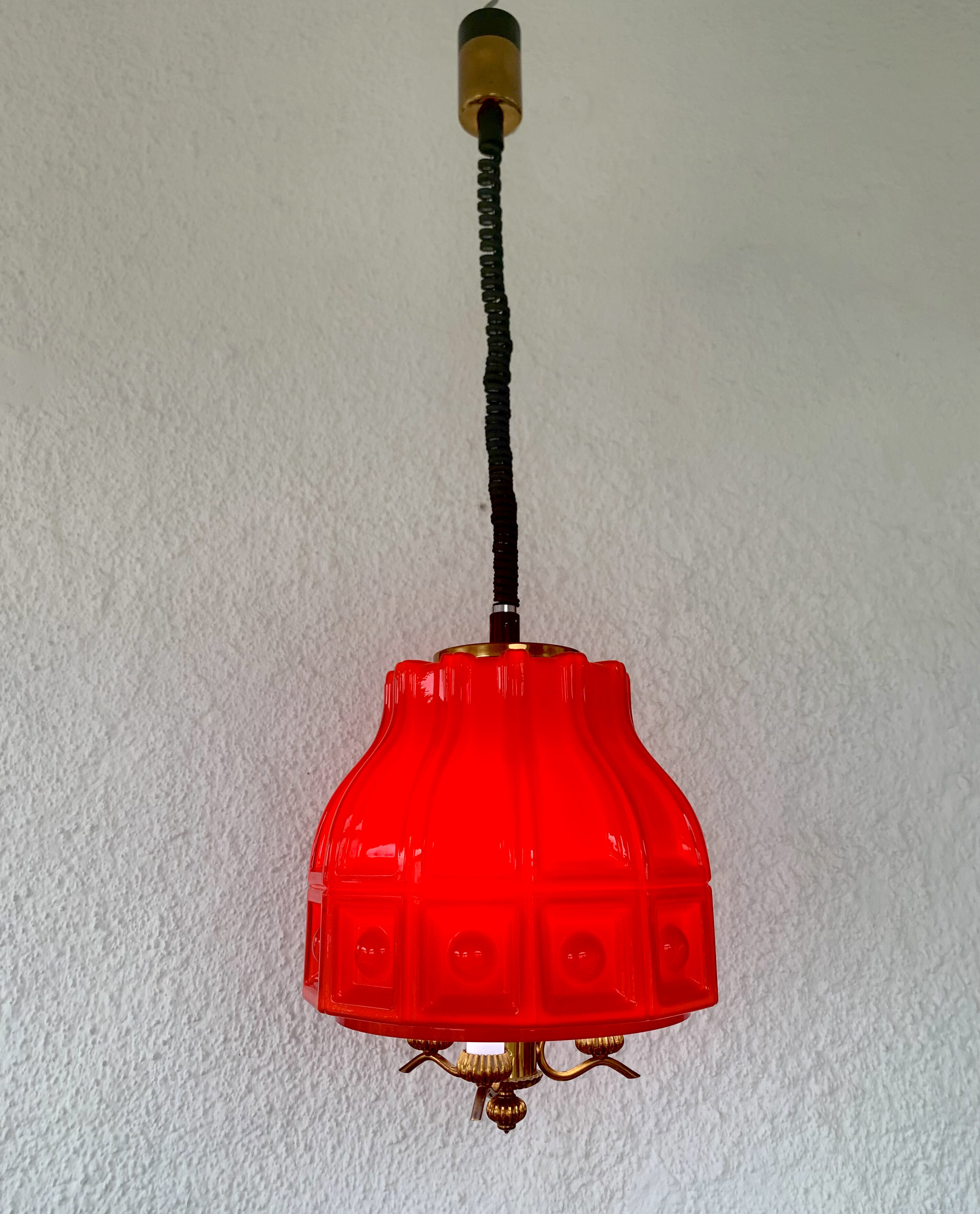Helena Tynell pendant light for flygsfors Sweden, 1960s