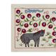 Hand-knotted rug, vintage Turkish rug 50x93 cm