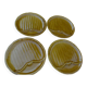 4 asparagus plates in Gien earthenware