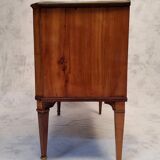 Commode Sauteuse period Louis XVI - Merisier - 18th
