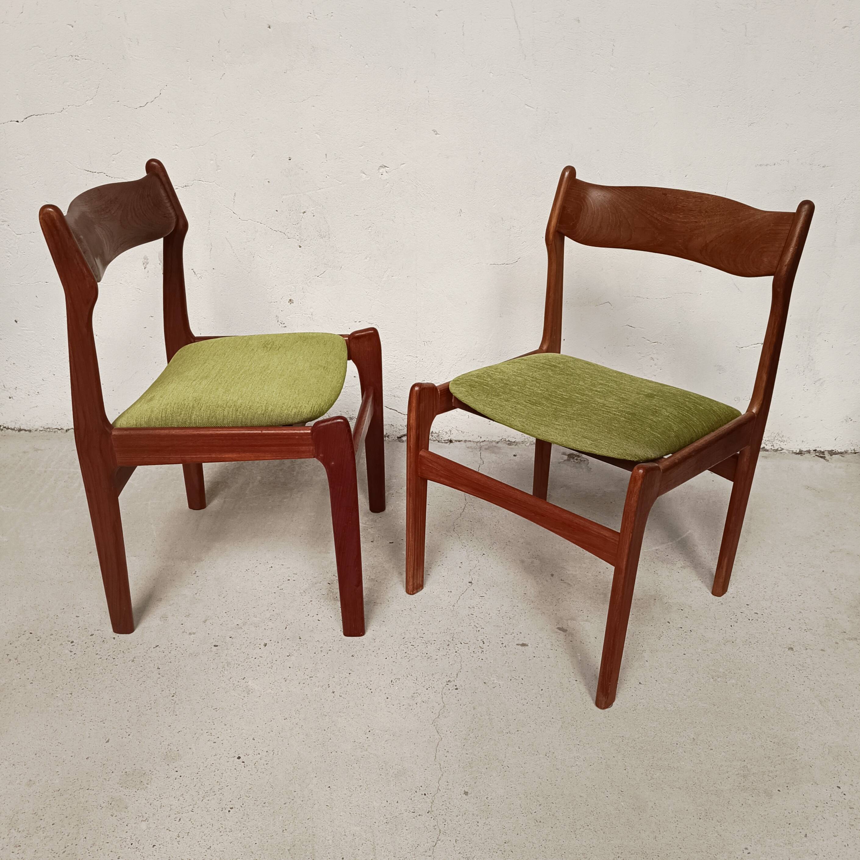 4 chaises scandinaves, 1960