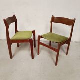4 chaises scandinaves, 1960