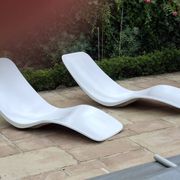 Pair of Zublena deckchairs