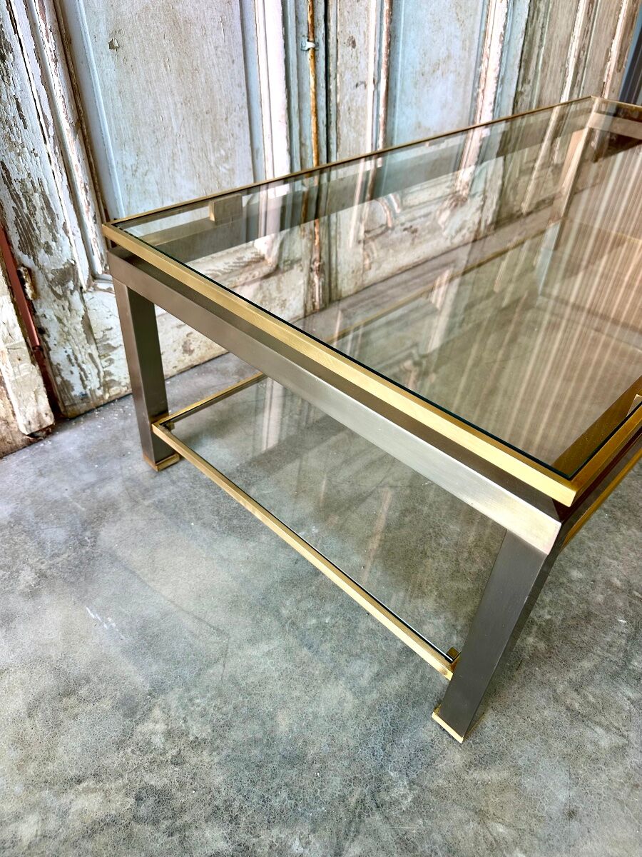 coffee table and pair of side tables by Guy Lefèvre for Maison Jansen
