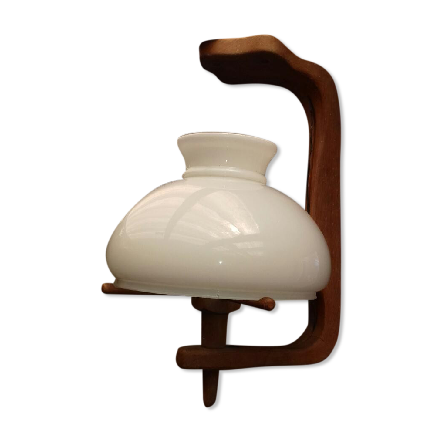 Chandelier Design Guillerme and Chambron in vintage oak