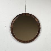 Mid-Century Danish Teak & Rosewood Mirror, 1960s