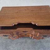 Double drop-leaf commode - Chippendale, Mahogany - Cherry wood