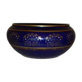 Planter vase or potenware cache enamels art-nouveau 1900