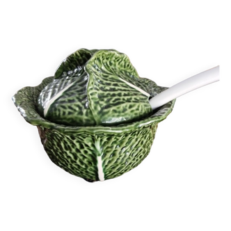 Cabbage slip tureen