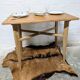Table d'appoint vintage en bois
