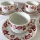 Coffee set vintage faience St Amand, France